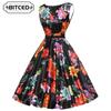 Fashion Summer Spring Sleeveless O-Neck Casual Dresses