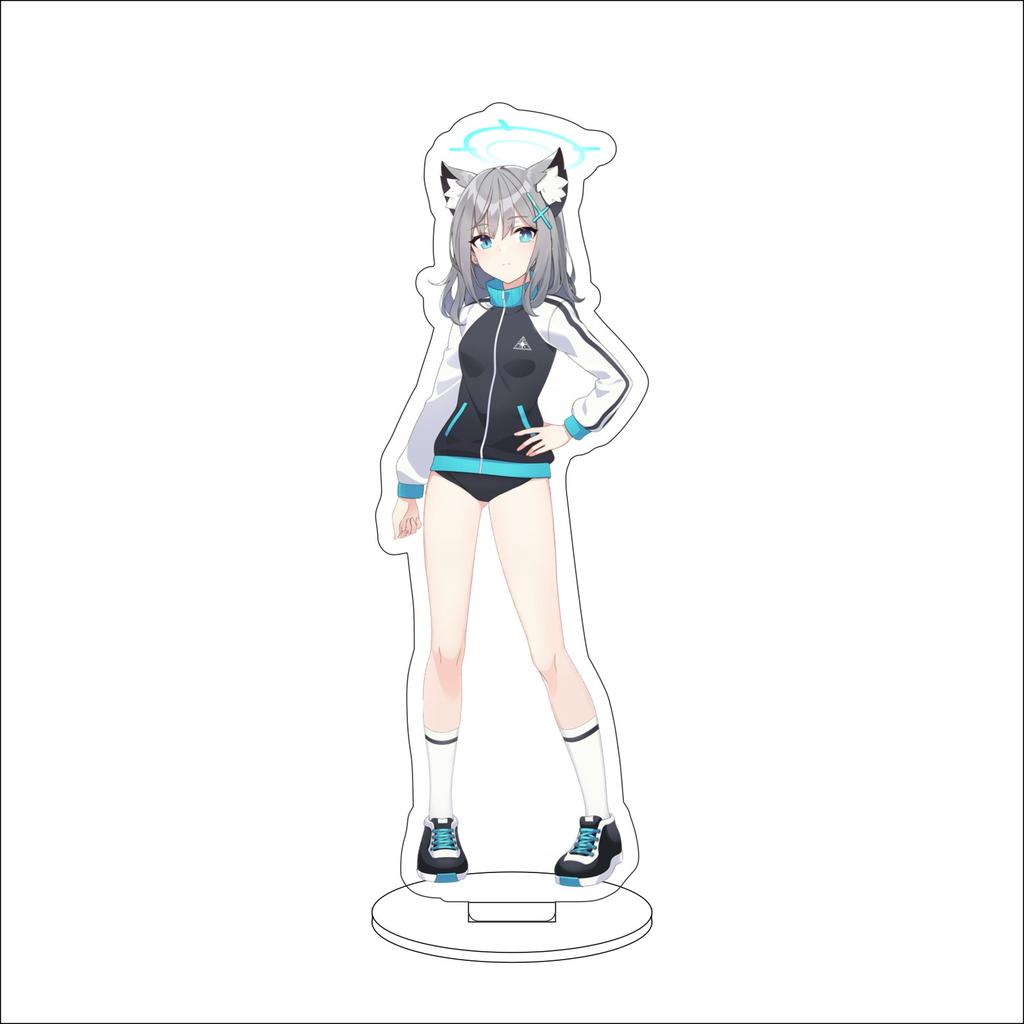 16CM Anime Blue Archive The Animation Cosplay Ornaments Takanashi Hoshino  Acrylic Stand Figure Stand Halloween Gifts