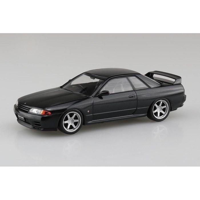 Aoshima Snap Kit No.14CU-BP Nissan R32 Skyline GT-R (Black Pearl Metallic) 1/32 Scale