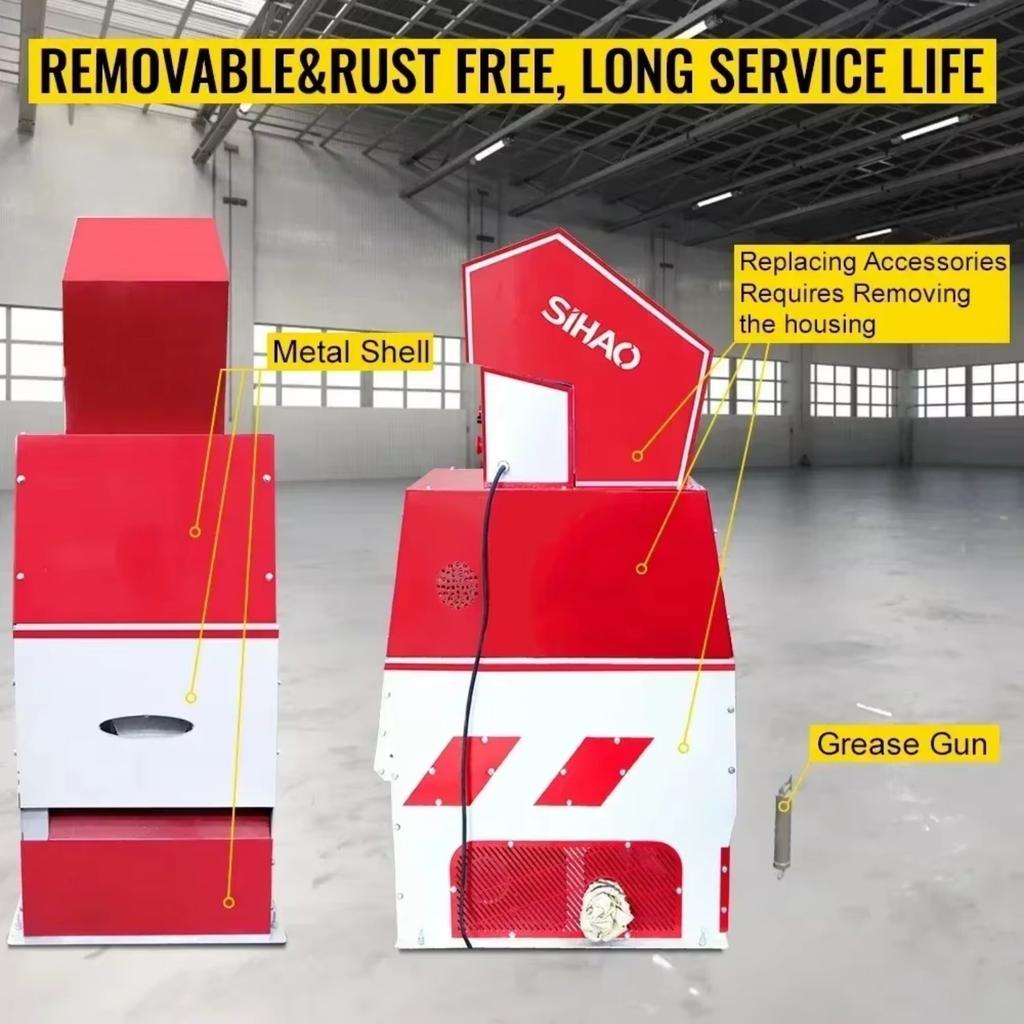 SIHAO 200MINI Scrap Copper Wire Crusher Granulator Electric Cable Stripper Machine Recycling Tool