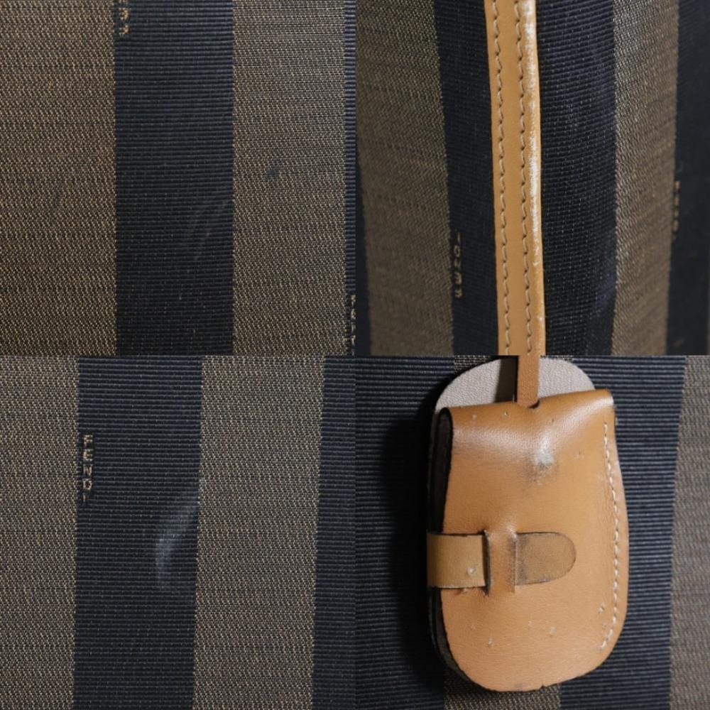 Fendi Pekan Carry Bag PVC/leather Unisex Used