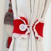 Yousheng Świąteczna Klamra do Zasłon 3D Mikołaj Bałwan Renifer Lalka Kreskówkowa Zapięcie do Zasłon do Salonu Domu Hotelu Dekoracja Okna