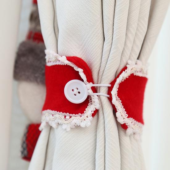 Yousheng Świąteczna Klamra do Zasłon 3D Mikołaj Bałwan Renifer Lalka Kreskówkowa Zapięcie do Zasłon do Salonu Domu Hotelu Dekoracja Okna