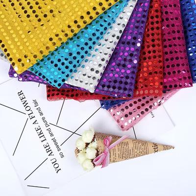 6mm flitrované látky po metrech Reflexní látka Zlatá Červená Černá Jednostranná Šaty pro princeznu Po metru Svatební šaty