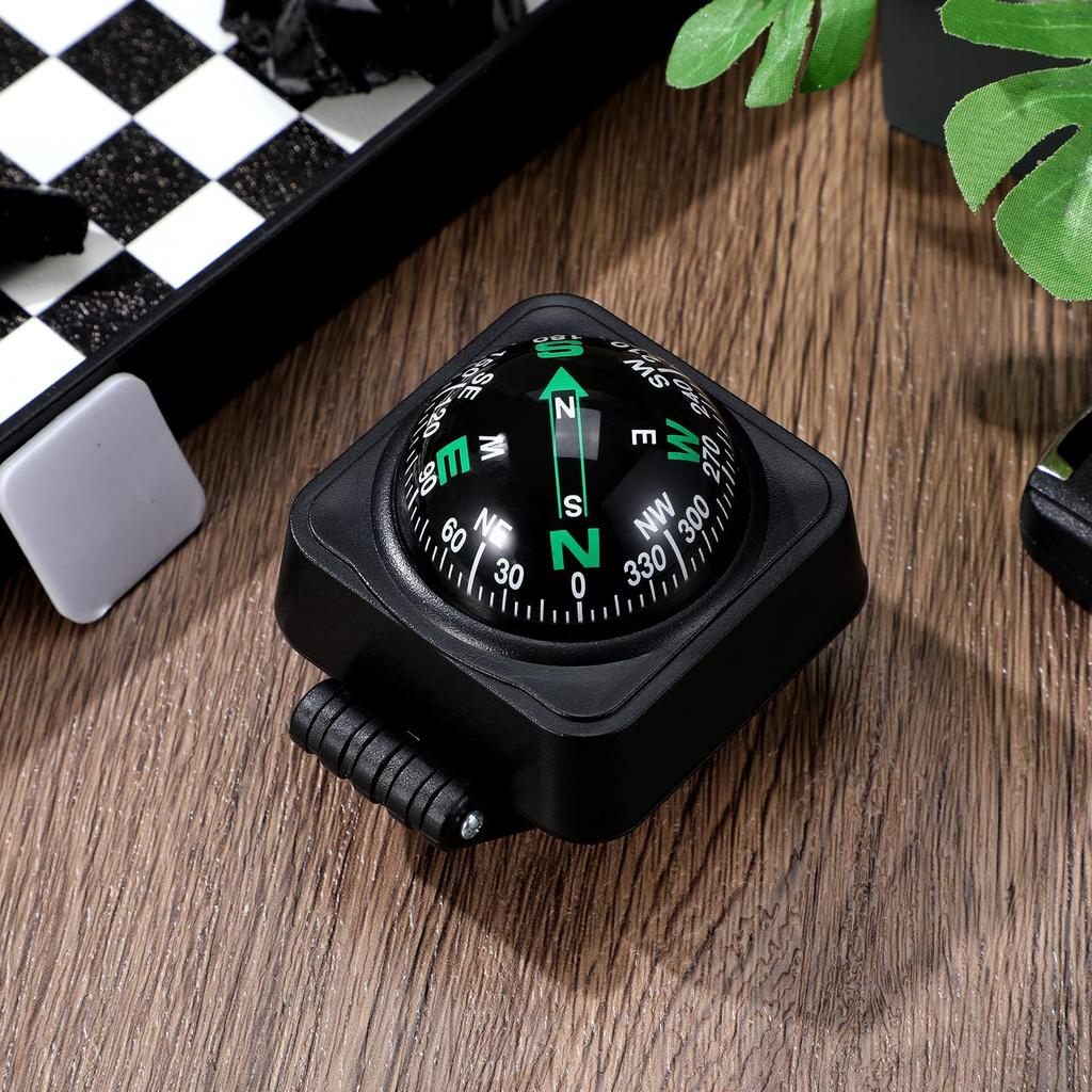 Uonlytech Car Compass Ball: Portable Dashboard Compass for Car, Boat,