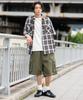 WEGO Nylon Easy Baggy Cargo Half Olive Men's Shorts, Pants,