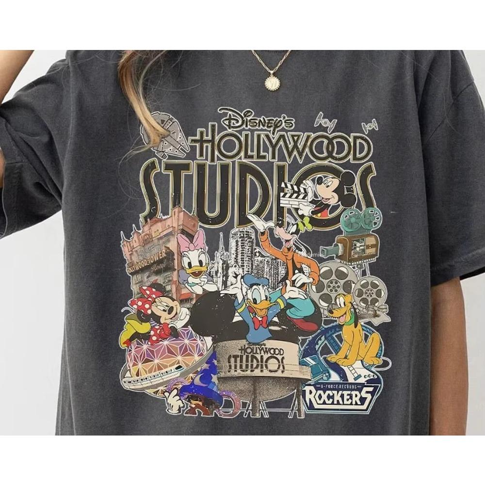 Vintage Hollywood Studios Shirt Hollywood Studios Shirt Hollywood Studios Trip Shirts Family Vacation Shirt Women