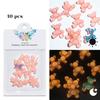 10Pcs Nail Decorations Vibrant Color Creative Shape Stunning Visual Effect Non-Fading Luminous 3D Bear Manicure Ornaments for Nail Salon
