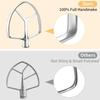 Stainless Steel Flat Beater Paddle for 7QT Bowl Lift Stand Mixer Beater Replacement Attachment Accessories