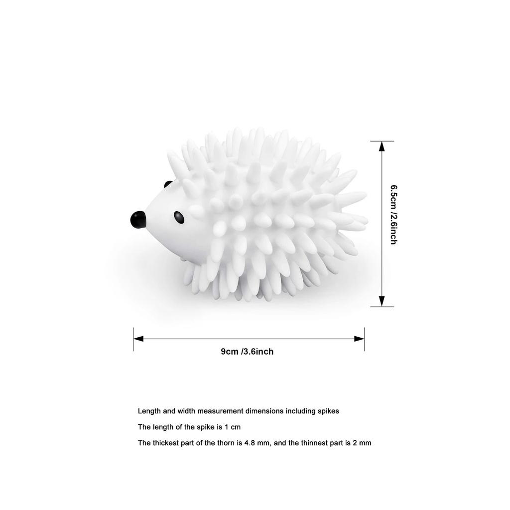 Laundry Ball White-colored Hedgehog Stain Remover Anti Entanglement Magic Washing Washing Tangling Clothes Universal Washing Machines