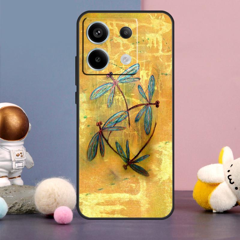 

Dragonfly Case For Xiaomi Redmi Note 14 13 9 10 11 12 15 Pro Plus Redmi 15 15C 14C 10C 12C 13C Cover Redmi 10