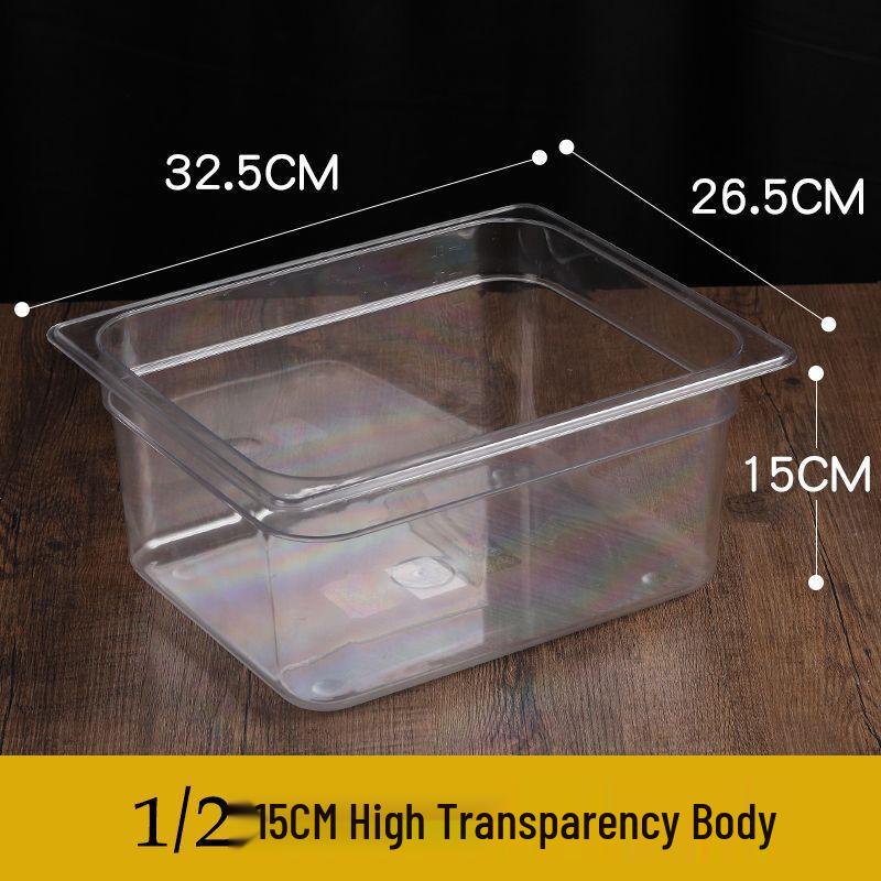 Acrylic Transparent Food Pan Display Box