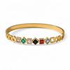 High-end Titanium Steel Women's Jewelry Colorful Zircon Bracelet Ins Style Bracelet