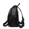 Vintage Backpack Women's Solid Color Backpack Large Capacity Schoolbag