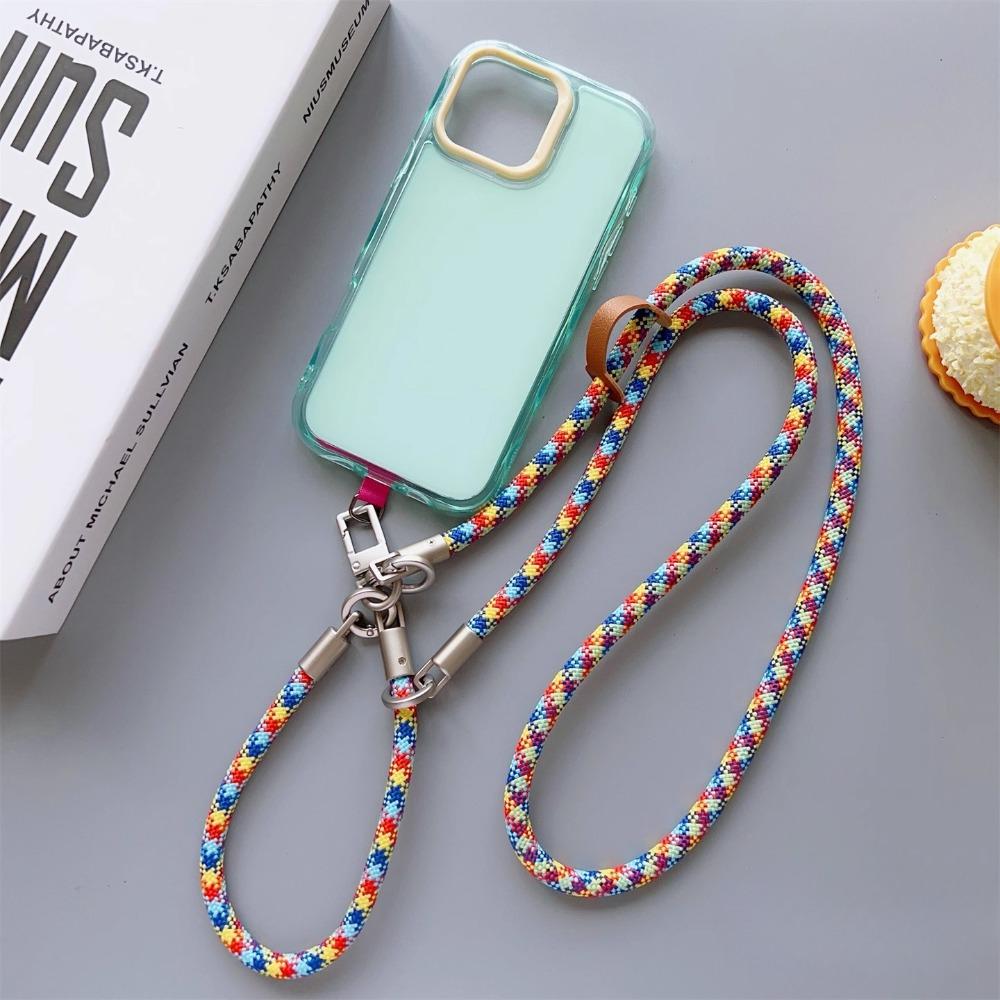 3-in-1 Mobile Phone Lanyard, Multi-functional Removable and Adjustable Multi-purpose Strap, Hand-woven Strong Crossbody