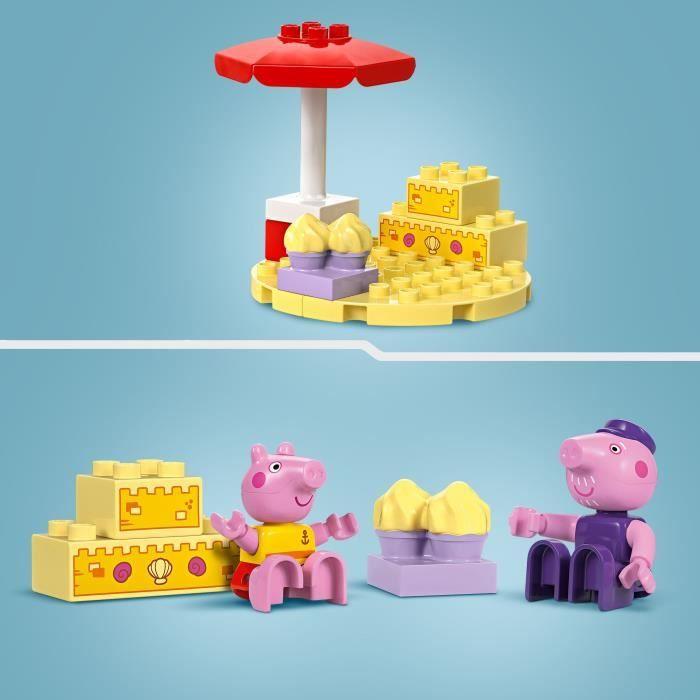 LEGO® DUPLO® 10432 Peppa Pigs Bootsfahrt – Badespielset für Kleinkinder