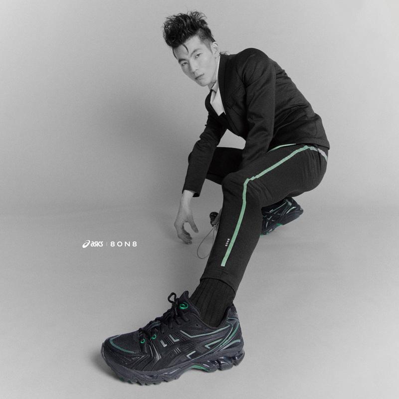 Asics Gel-Kayano 14 8ON8 Black Green Sneakers 1201B024-001