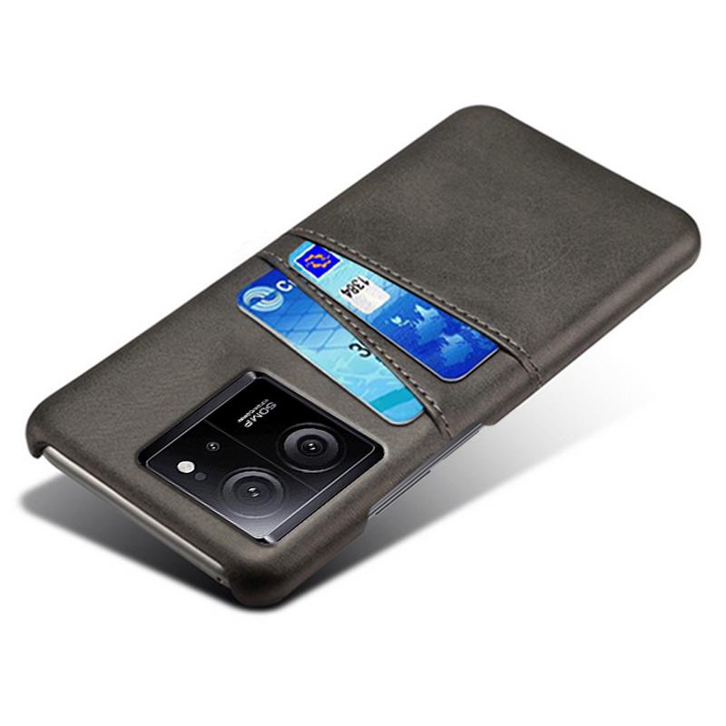 For Xiaomi Redmi K60 Ultra/13T/13T Pro Smartphone Cover Dual Card Slots PU Leather Coated PC Protective Case