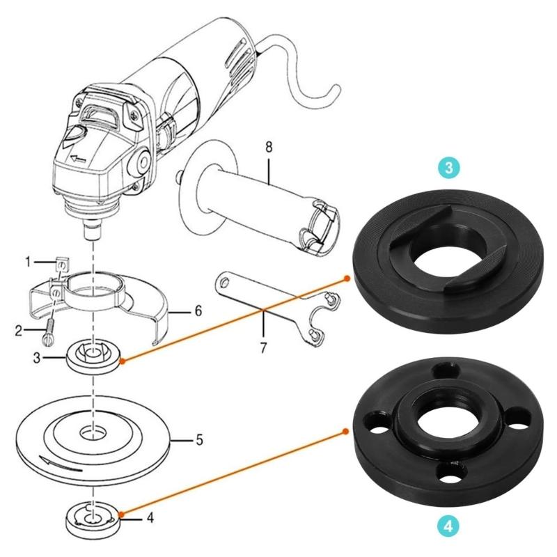 Premium Metal Cutting Wheel Locking Plate Long Wearing Oxidation Resistant Style Functions With Various Motorized Devices