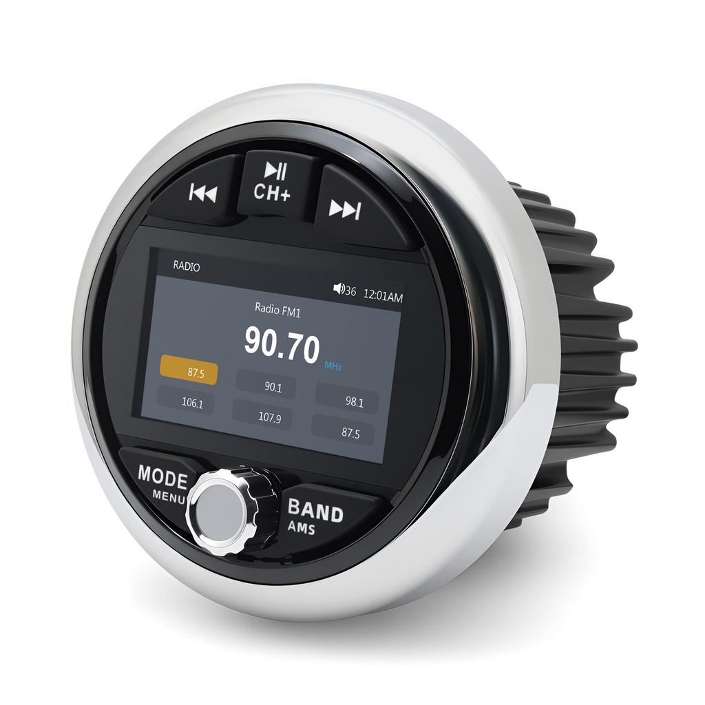 N MP5 Marine Stereo Waterproof IPX5 Boat Radio Media Player Bluetooth-compatible FM AM RDS Audio For Yacht Boat ATV UTV