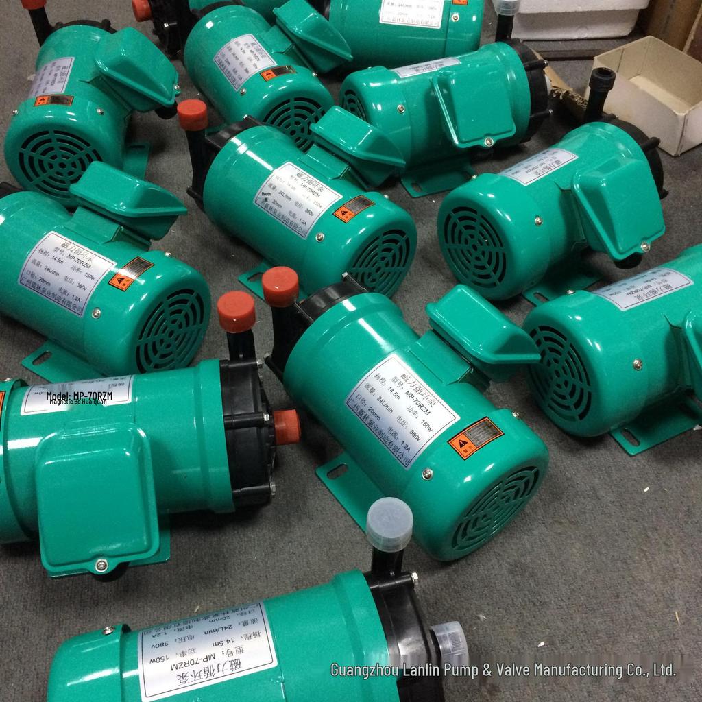 MD-30RM Acid-Resistant Magnetic Drive Pump, Horizontal Single-Stage Circulation, Miniature Design, Acid and Alkali Resistant, Ships Same Day