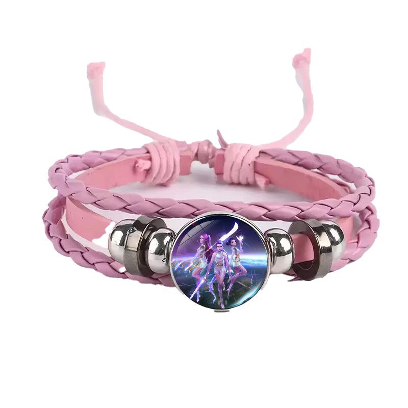 Cartoon Character Bracelet, Alloy Charm Adjustable 18+6cm Chain, Unisex Fashion Jewelry Gift for Daily Wear