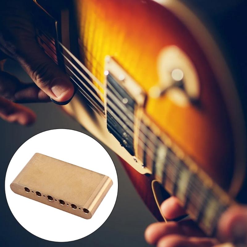 10,4mm Jednoduchý Rock Systém Mosazný Tremolo Blok 74mm Kytarové Příslušenství pro