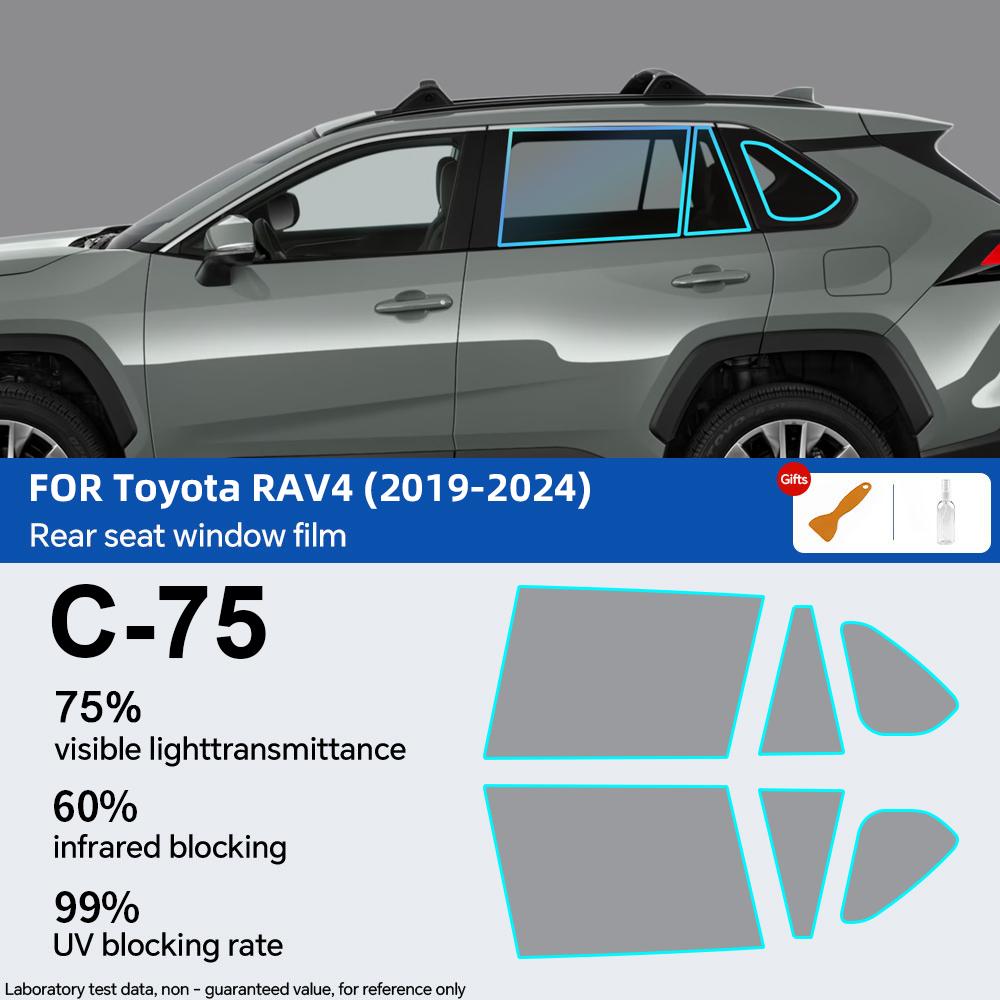 For Toyota RAV4 RAV 4 5th -2024 Pre-Cut Car Window Privacy Tint Film Auto Sticker Foils ceramic solar UV Protector film