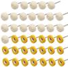 Polishing Buffing Wheel Set Cotton Little Buff Wheel for Rotary Drill Tool Accessories Watch Jewelry Polish Buffer Kit 3 MM Mandrel 40 Pieces
