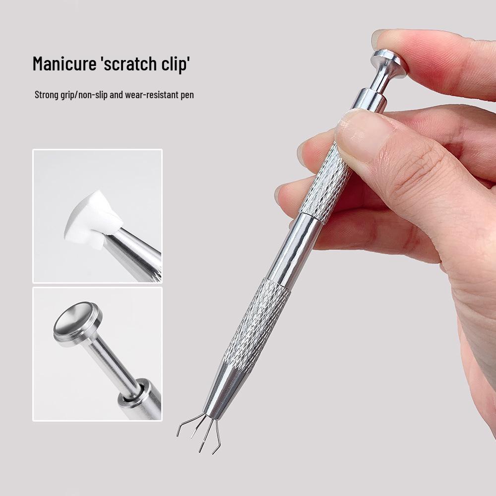 

Набор градиентных губок и зажимов для ногтей