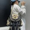 Women's Diamond Bag Elegant Evening Bag Fringed Backpack Light Luxury Crossbody Fashion