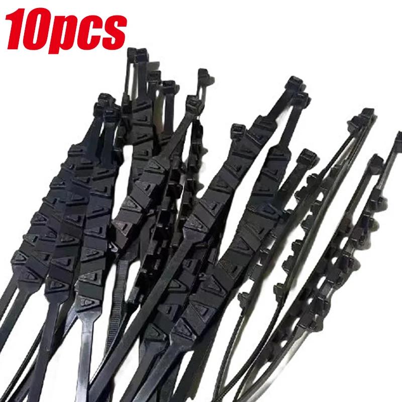10PCS Universal Winter Car Tyre Anti-skid Chain Snow Emergency Quick Chain Motorbike Tyre Anti-skid Tie Thickening Type