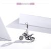 Stříbrný přívěsek na motorku Ziyun S925 Sterling, Cool sportovní DIY doplněk (SCC1712)