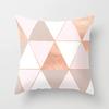 New Ins Style Pink Geometric Love Series Pillowcase Sofa Pillow Car Cushion Cover