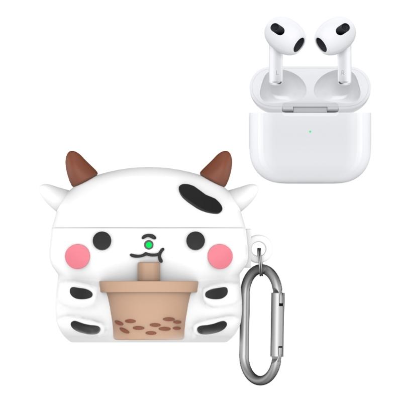 Ergonomic Silicone Case Sleeve Housing for Air Pods 4 Wireless Headphone Antislip Dustproof Water Resistant Nonslip Skin