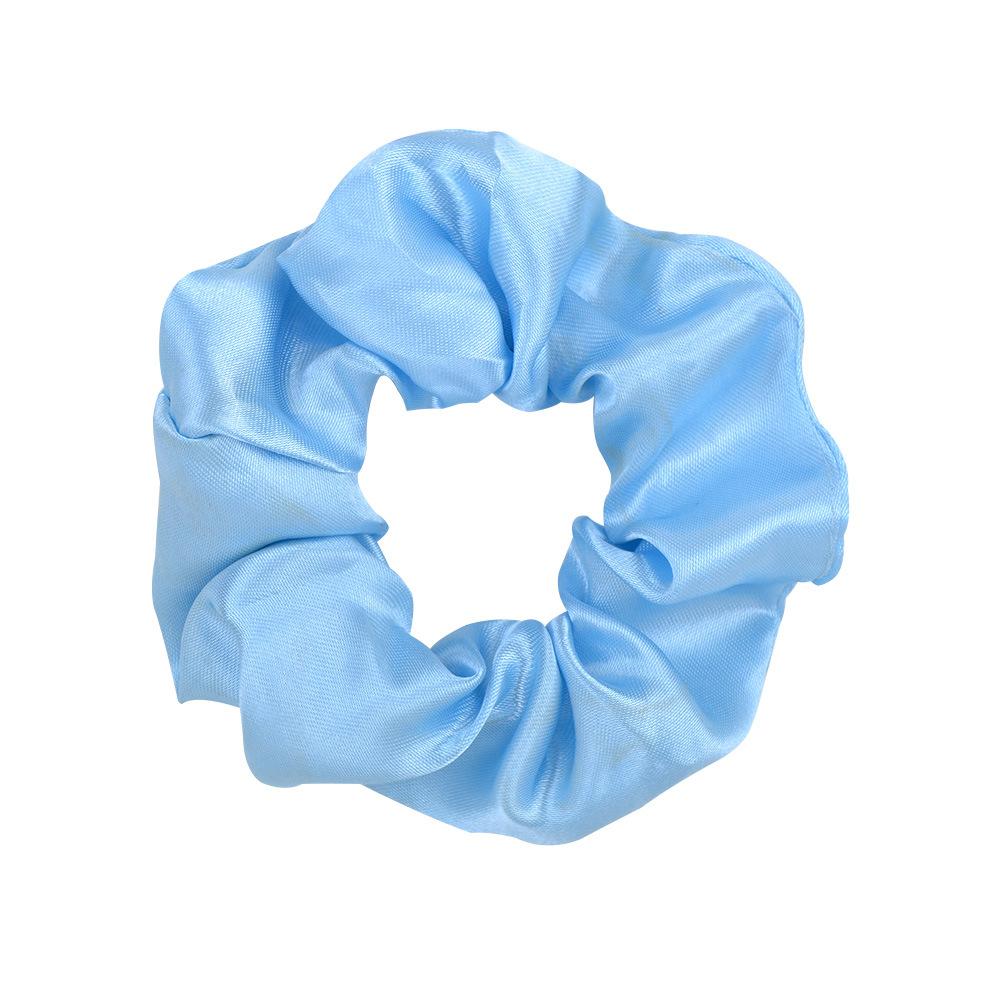 Solid Color Large Intestine Hair Band Color Ding Cloth Elastic Hair Band Hair Accessories Headgear Headrope 095
