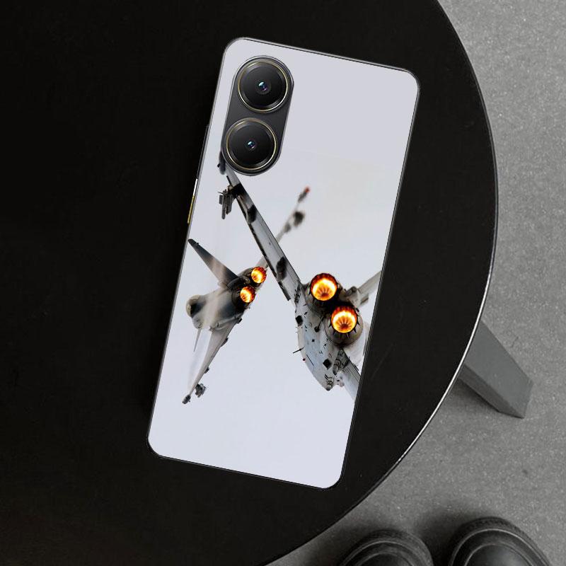 Aircraft Airplane Cool Phone Case Cover for Xiaomi Poco X6 X5 X7 Pro F7 Ultra Redmi 15C 15 13C 13 12C 12 10C 10 10A 9C 9A 9T 9 C