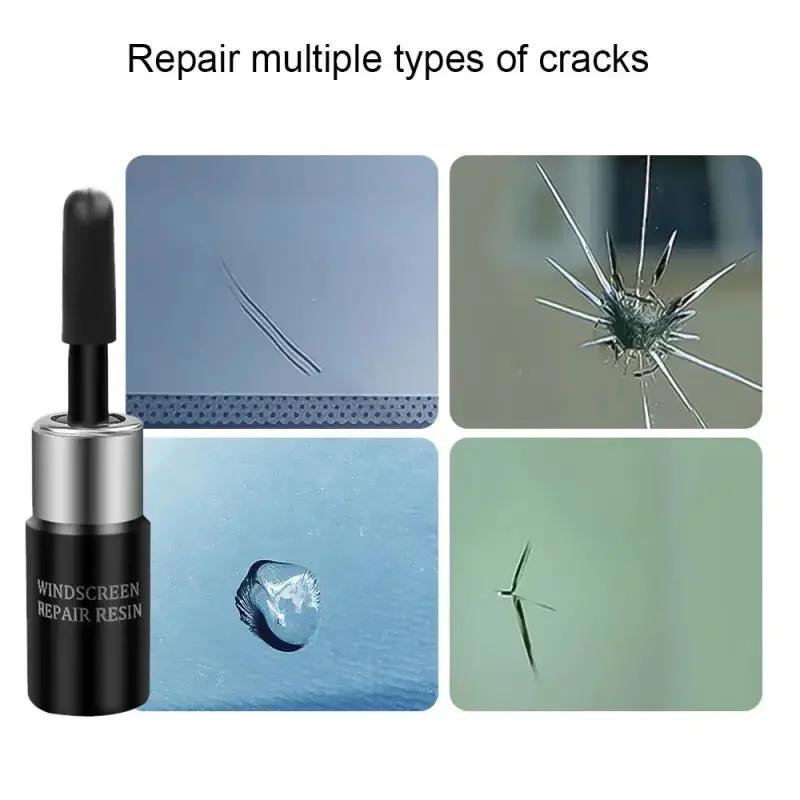 Set de agent lichid pentru repararea zgârieturilor din sticlă auto Geam geamuri Nano zgârieturi fisuri CrackResin Instrumente agent de reparare Accesorii auto