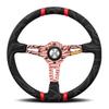 MOMO ULTRA Steering Wheel, Red, 350mm, U-02