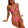 Women's Swimsuit Plaid Print Sexy Backless Seaside Vacation Split Bikini Suit Beachwear