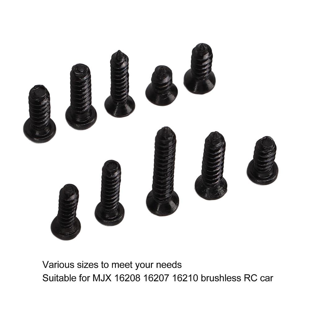 100Pcs/Set With Storage Box Screws Assortment Kit for MJX 16208/16207/16210 1/16 Brushless RC Car