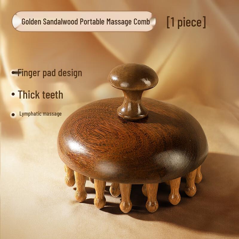 Luzhiyuan Five-Claw Deer Antler Head Massager Comb