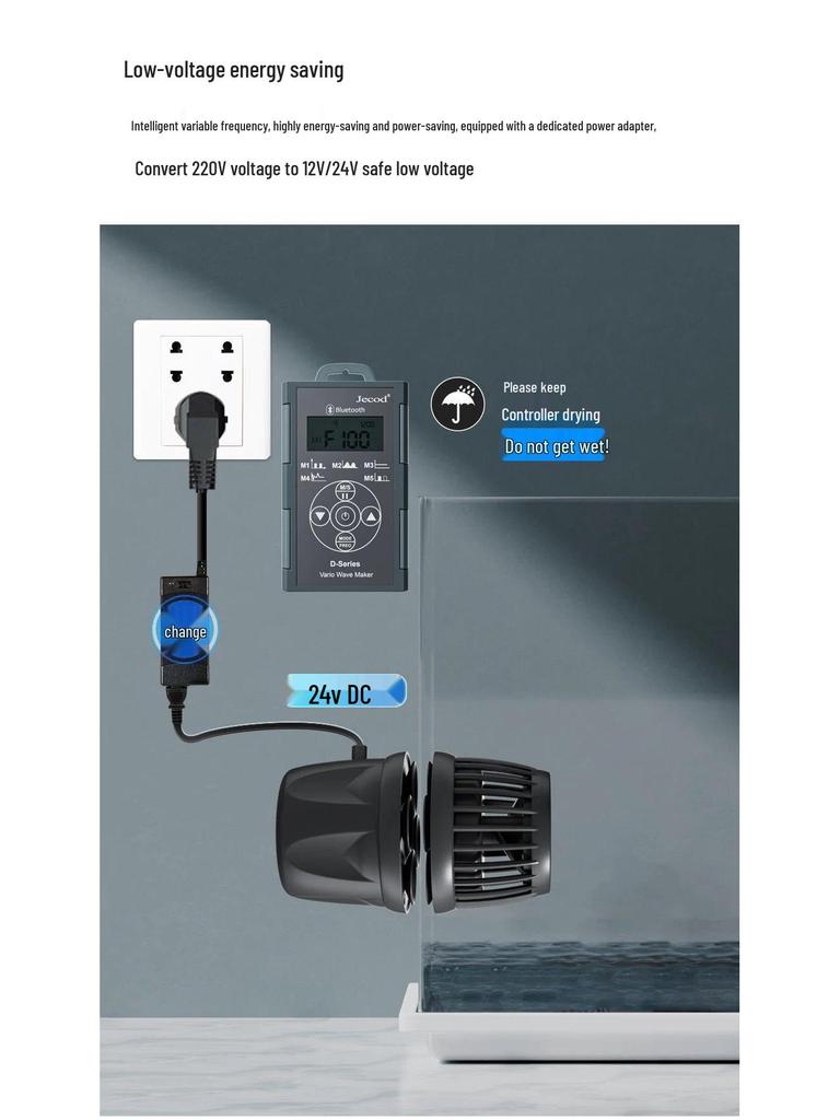 Jebo Bluetooth MP Reef Tank Wave Maker Pump