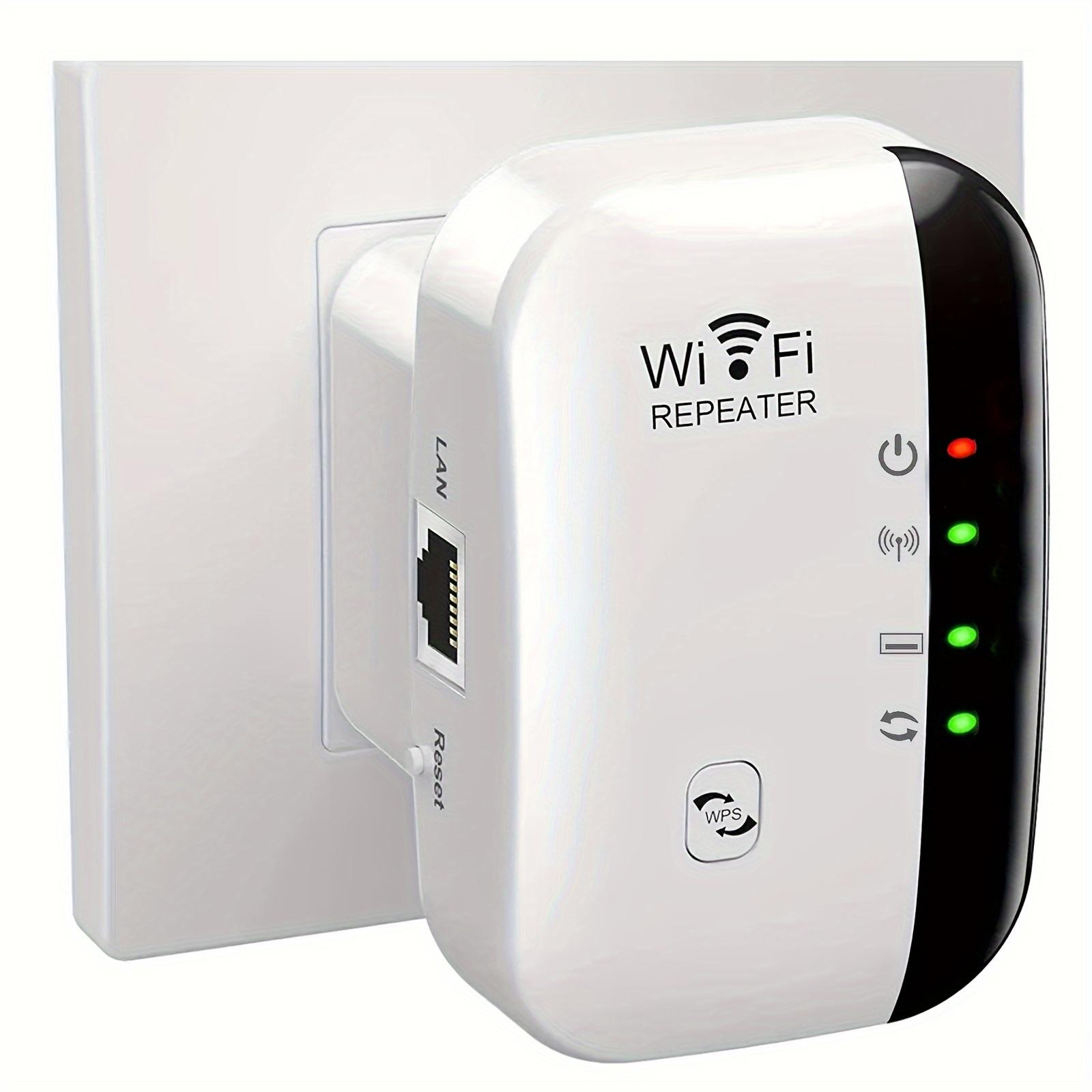 

Розширювач діапазону WiFi, повторювач бездротової мережі для використання вдома та в офісі, посилення сигналу WiFi до 300 Мбіт/с — точка доступу бездротового ретранслятора великого радіусу дії білий