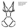 Sexy Body Harness Adjustable Hollow Out Waterproof Elastic Sex Supplies Erotic Faux Leather Women Sexy Strappy Garter Belt Strap Adult Products