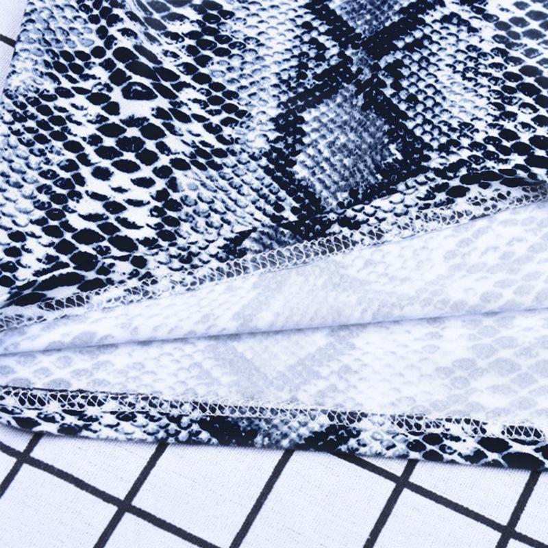 2026 Sommer Trendiges Sexy Schnür-Schlangenprint-Kleid für Damen