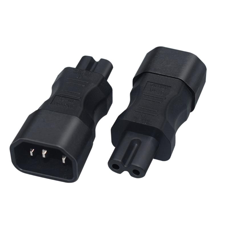 Portable Male To Female C14 To C13 Adapter C14 To C15/C14 To C5/C14 To C7 Power Cable Adapter Transfer Plugs ABS-made