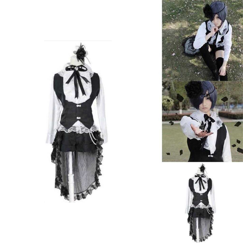 Atmungsaktive Unisex Ciel Cosplay Uniform Für Anime-Fans Und Halloween