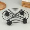 Soportes para Plantas de Interior de Metal para Macetas, Soporte Resistente para Plantas con Cuatro Ruedas, Carrito Móvil para Plantas para Jardinería de Esquina