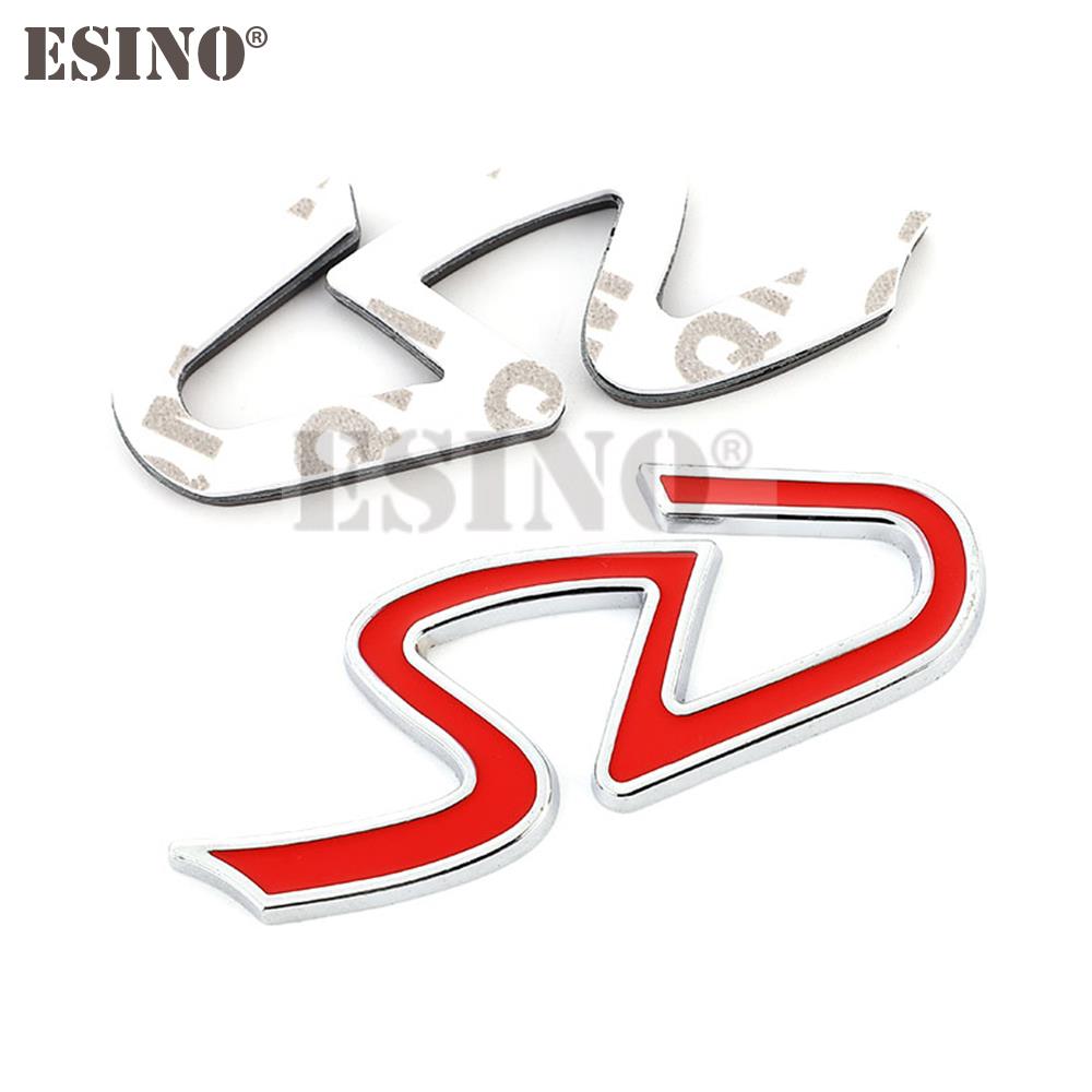 Car Styling 3D SD D Logo Metal Alloy Adhesive Emblem Badge Decal Auto Accessory for MINI Copper R55 R56 R60 R61 Clubman F55 F56